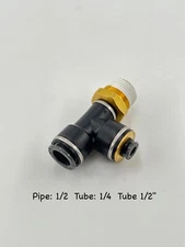 Air Fitting - PETERBILT KW G381024080804 , KV2Y13-07-37S, KV2Y130737S, G38102408