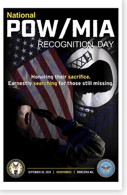 National POW/MIA Recognition Day POW MIA 2024 Poster