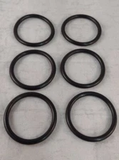Dash 218 Buna N Duro 70 O-ring 1-1/4" ID x 1-1/2" OD x 1/8" CS Orings Qty:6