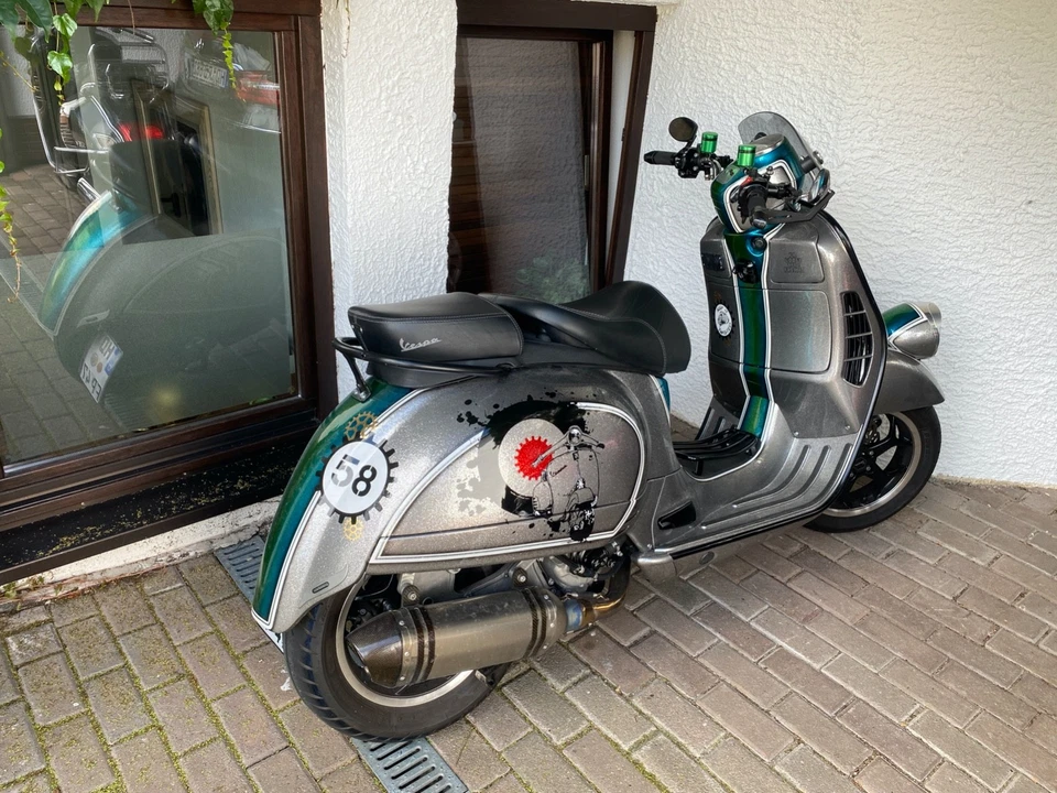 VESPA GTV GTS 300 EINZELSTÜCK NP ca.15000,-€ 13", WILBERS, MALOSSI, BREMBO - Bild 2 von 4
