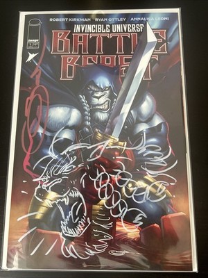 Battle Beast #1 Sajad Shah Variant SIGNED & REMARKED | Invincible Universe | NM