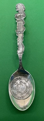 5.5” “Seal of Puerto Rico” Sterling Silver .925 Souvenir Spoon by Reed & Barton