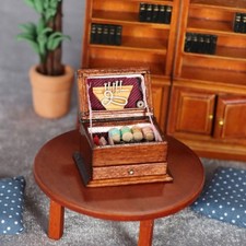 High Detail Miniature Sewing Tool Kits Model For Realistic Dollhouses Displaying