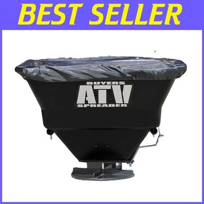 All-Purpose 100 lbs ATV Spreader with Rain Cover - Ideal for Outdoor Projects