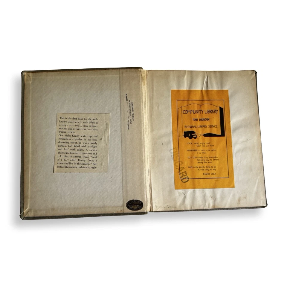 Kenny’s Window by Maurice Sendak – 1956 1st Ed HC – Ex-Library Copy – GUC - Image 4 of 4