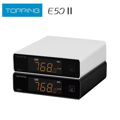 TOPPING E50 II DAC AK4497S DSD512 PCM768kHz BT Supported USB Decoder with Remote