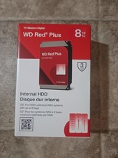 Western Digital 8TB WD Red Plus NAS SATA HDD, 3.5" Internal Hard Drive HDD - NEW