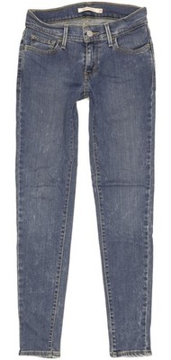 Levi's 710 Super Damen Jeans blau Skinny Slim Stretch W25 L29 (102601)