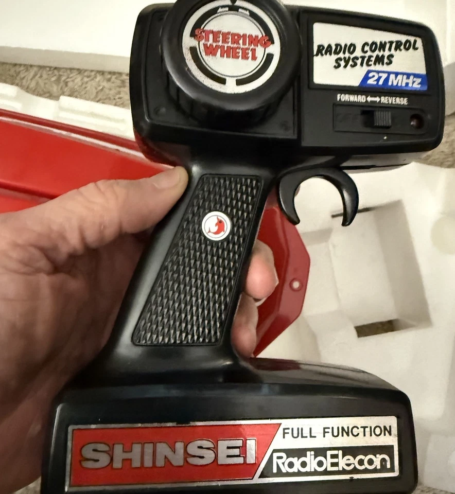 Rare VTG RC Kawasaki Jet Ski SHINSEI Japan W/Transmitter 15” In Box W/Manual - Image 4 of 4