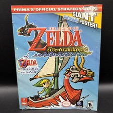 Legend Of Zelda Wind Waker Prima Gamecube Strategy Guide - Poster Included