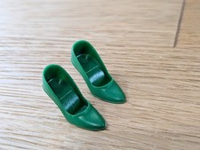 Barbie HTF Green Closed Toe Heels Pumps Shoes Vintage 1960's Japan
