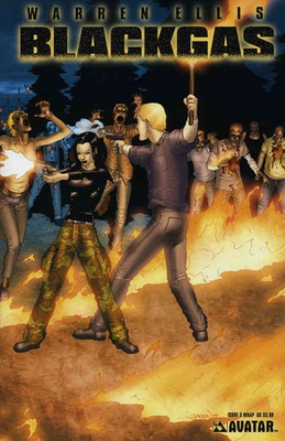 #ad #ad Blackgas Warren Ellis #3A VF NM; Avatar Black Gas Wrap Variant w BagBoard $9.98
