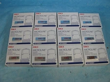Genuine SET OF 12 OKIDATA OKI MICROLINE 320/321 TURBO 100 SERIES 52102001 BLACK 