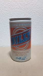 Billy Beer Can, empty, by Pearl Brewing Co., San Antonio, TX. 