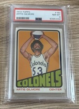 1972-73 Topps Set-Break #180 Artis Gilmore Auto PSA 8 NM-MT