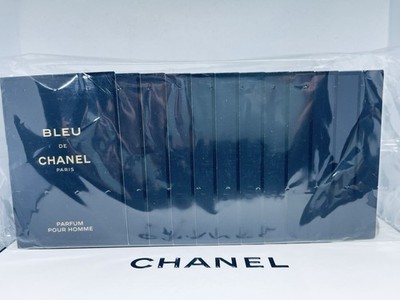 CHANEL BLEU DE CHANEL PARFUM 1.5ml .05fl oz x 12 COLOGNE SPRAY SAMPLE VIALS