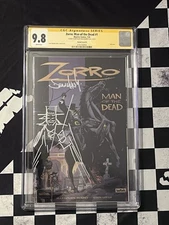 Zorro Man of the Dead CGC SS 9.8 Signed & Remarked Sean Murphy Foil variant