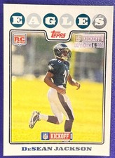 DeSean Jackson 2008 Topps Kickoff #192 RC /1349 Philadelphia Eagles 