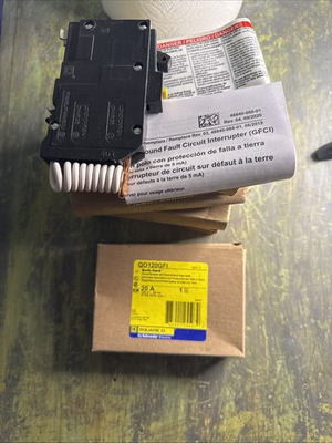 #ad #ad Square D QO120GFI 20A 1 Pole 120V Ground Fault Circuit Breaker $36.99