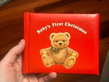 Vtg Hallmark Baby's First Christmas Photo Album New in Box  Teddy Bear  