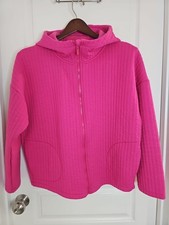 Gap Fit Women Pink Zip Up Hoodie L