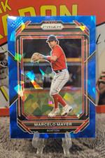 2023 Panini Prizm - Blue Ice Prizm #144 Marcelo Mayer R.C. Boston Red Sox