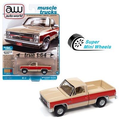Auto World 1:64 1987 Chevy Silverado R10 Fleetside