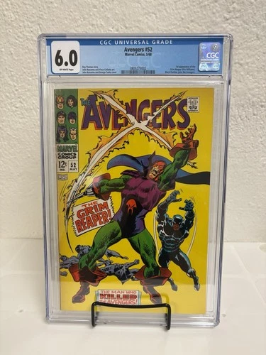 Avengers #52, 1968 Marvel Comics, 1st Grim Reaper/ Black Panther CGC 6.0