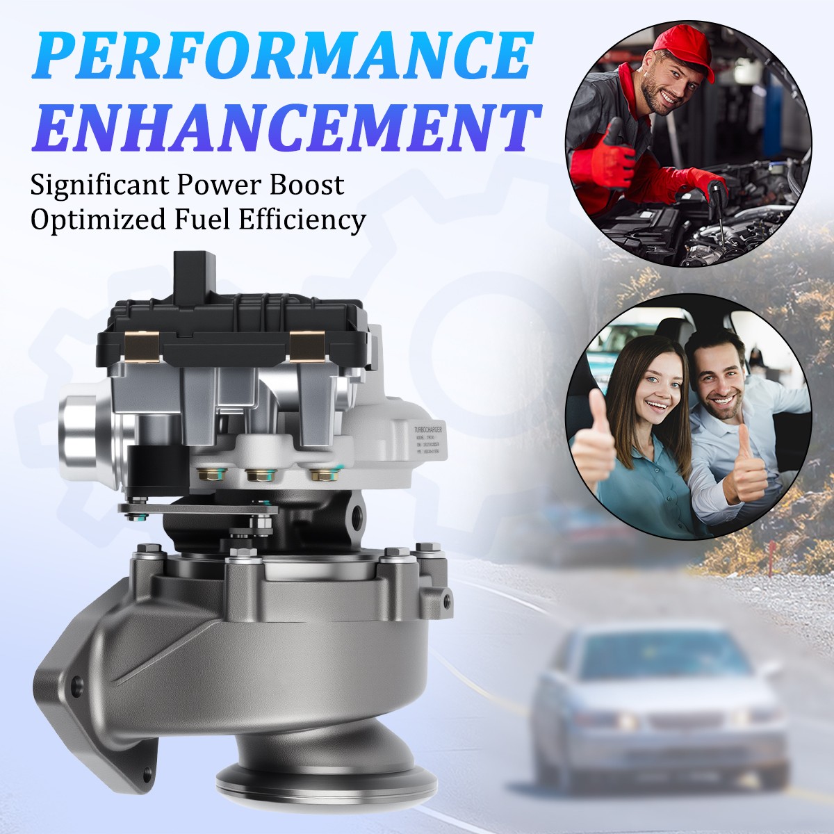 TF035HL Turbocharger for Jaguar XF XE F-Pace E-Pace Land Rover 2.0L 49335-01960 thumbnail 10