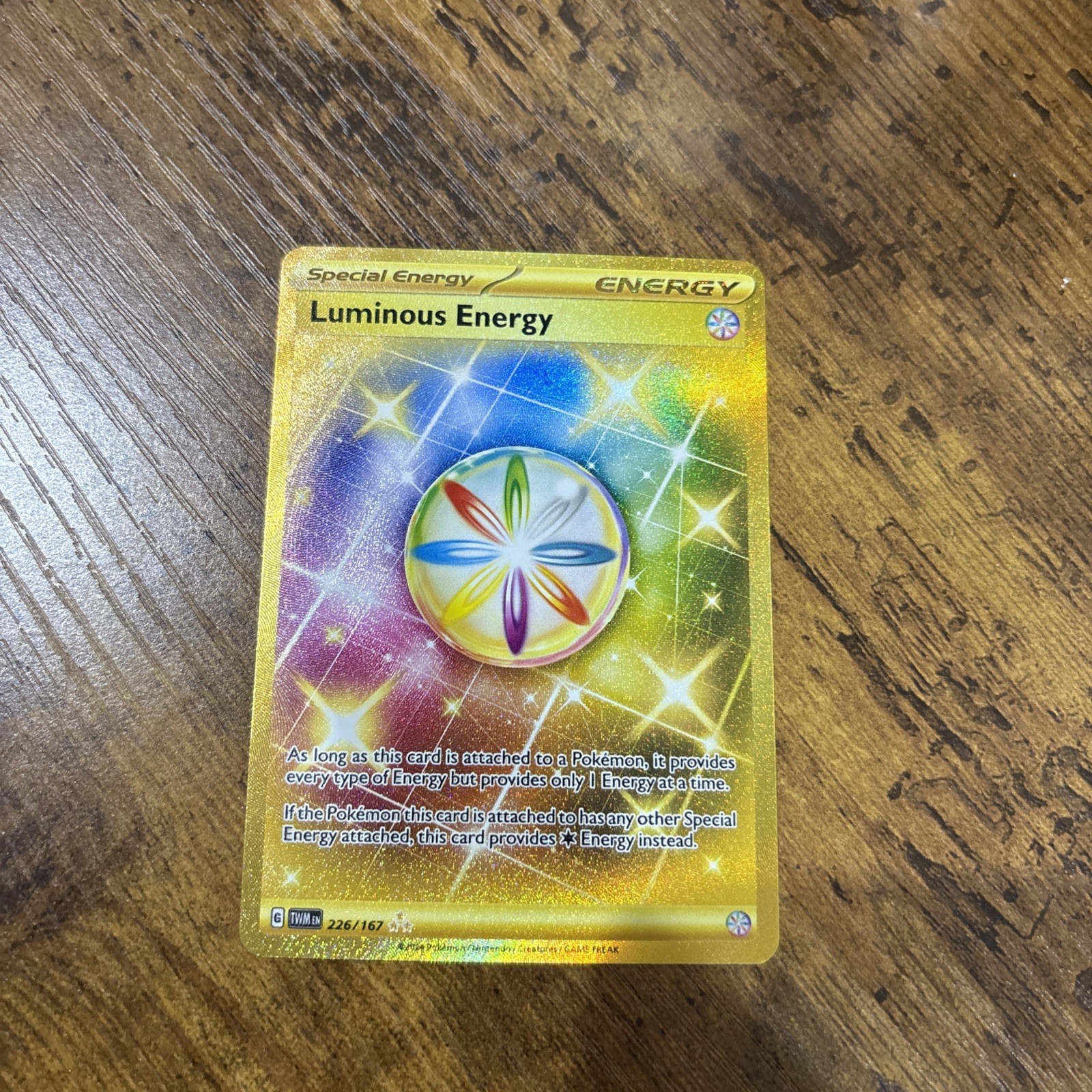 Pokemon TCG Luminous Energy 226/167 Hyper Rare Holo Twilight Masquerade NM