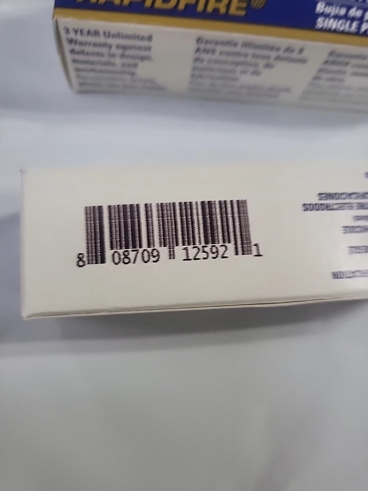 (QTY 4) ACDelcoRAPIDFIRE 19308032 #12 Platinum Spark Plug for 2017 Aston Martin - Image 4 of 4