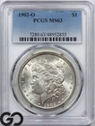 1902-O Morgan Silver Dollar Coin PCGS MS 63 ** Strong Cartwheel Luster!