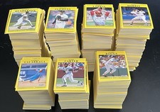 1991 Fleer Baseball Lot Of Over 1700 Stars Commons Semi Stars Rookies EX-NM