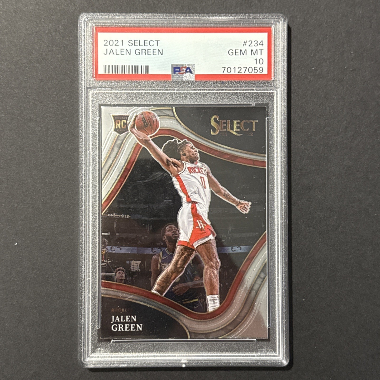 2021-22 Panini Select Courtside Jalen Green #234 PSA 10 GEM MT Rookie RC