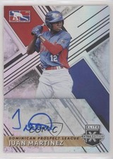2019 Panini Elite Extra Edition Dominican Prospect League Juan Martinez Auto ni4
