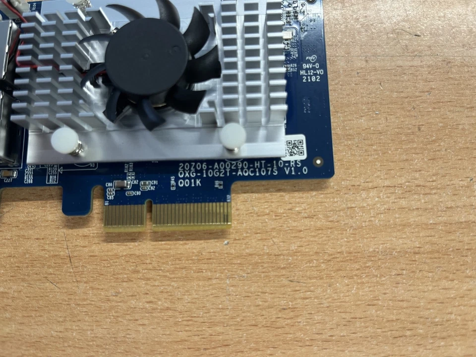 QNAP QXG-10G2T-107 Dual-Port 10GbE 5GbE 2.5GbE PCIE Network Expansion Card - Image 2 of 4