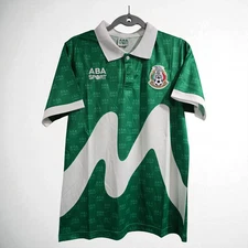 Mexico National Team  Home - Copa America 1995 Football Soccer - L (Run Small)