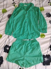 Jessica Simpson - 2 Piece Teal Short and Button Up Set - Girls Size XL