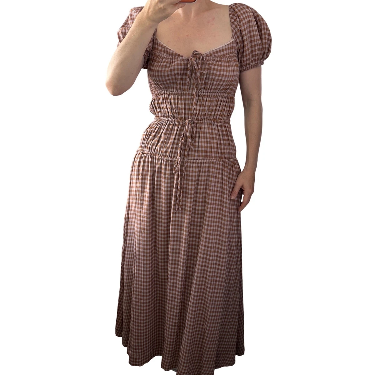 Gingham Dresses Reformation for sale