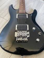 Ibanez JS100 Joe Satriani Gloss Black Electric Guitar - 1990s