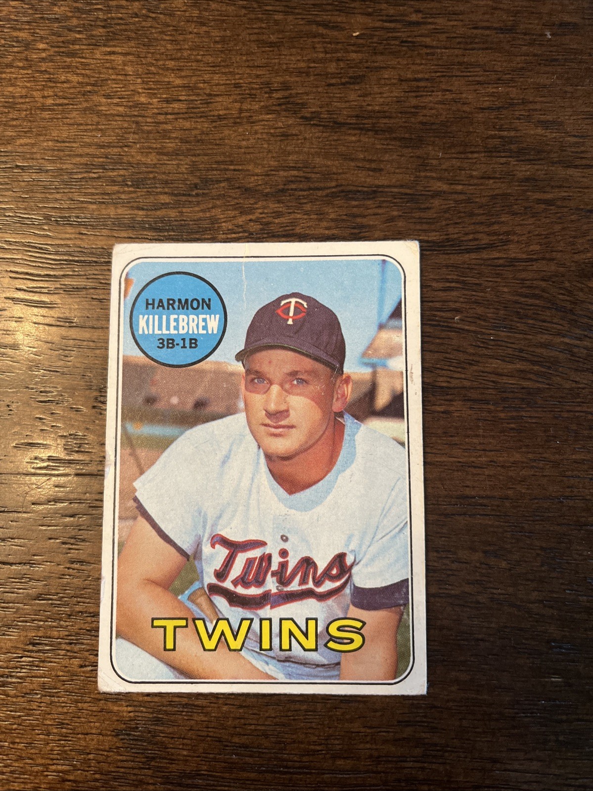1969 Topps - Harmon Killebrew #375 Minnesota Twins MLB Baseball HOF Card Vintage