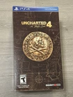 New Sealed Uncharted 4: A Thief's End Collector's Edition PlayStation 4 PS4