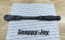 MATCO Tools USA NEW 3/8” BLACK CHROME GREY Locking Flex Head Ratchet BFR128BLFSG