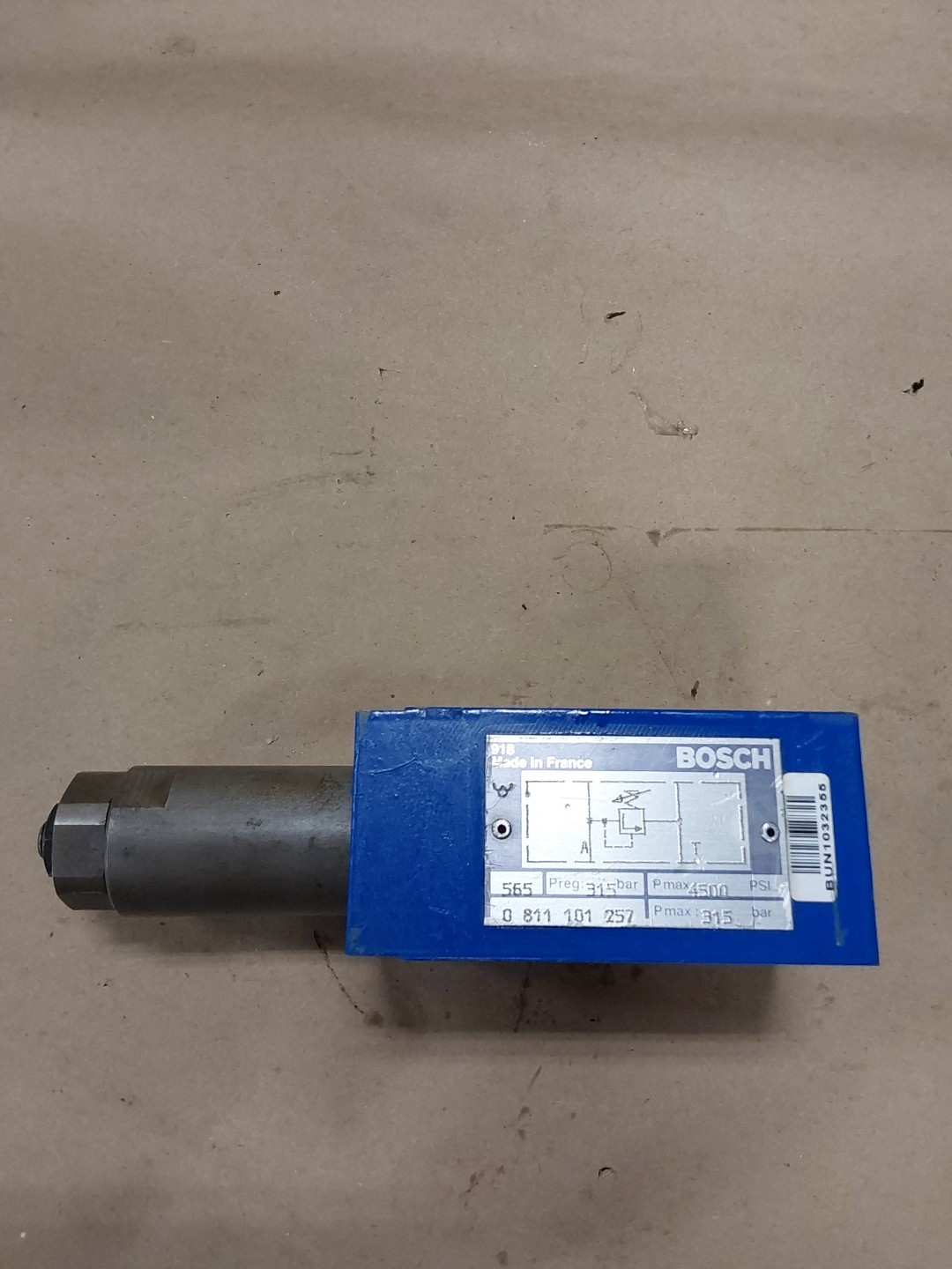 BOSCH Valve 0 811 101 257. 4500psi