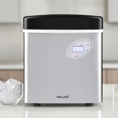 Newair Portable 50 lb. of Ice a Day Countertop Ice Maker AI-215SS OPEN BOX