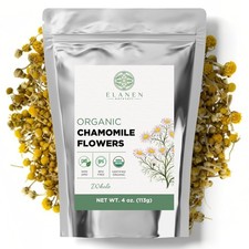 USDA Certified Organic Chamomile Loose Leaf Tea - 4 oz.