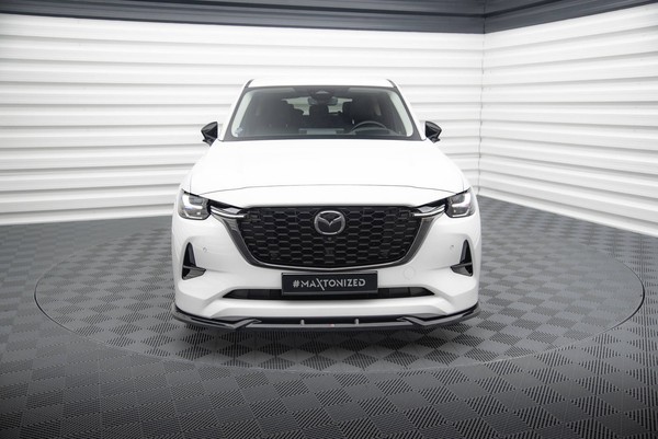 Front Ansatz V.1 FüR Mazda CX-60 Mk1 Frontspoiler Spoilerschwert Schwarz-image