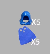 5x Cape + 5x Umhang Umh&auml;nge Mantel  f&uuml;r Minifiguren