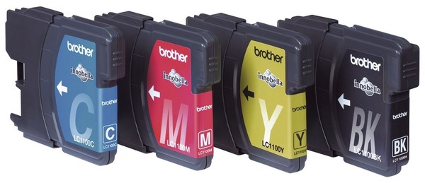 Brother LC1100VALBP Brother LC-1100 Value Pack Bk/C/M/Y-image