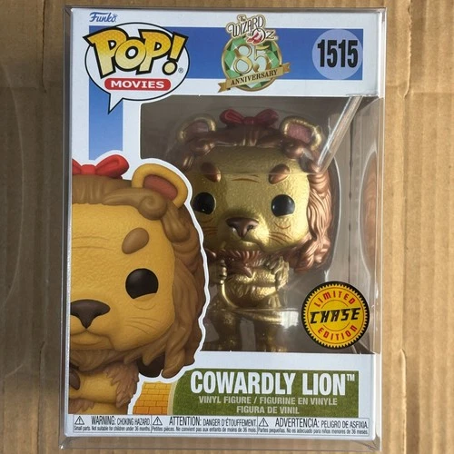 Funko Pop! Cowardly Lion CHASE #1515, The Wizard of Oz 85th Anniversary, Movies